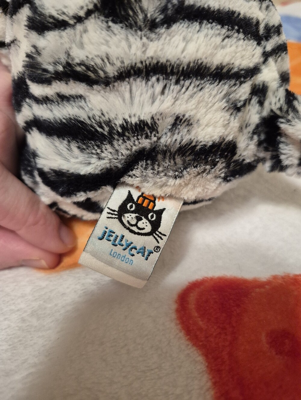Jellycat Bashful Zebra 12 Inch - Picture 6 of 6